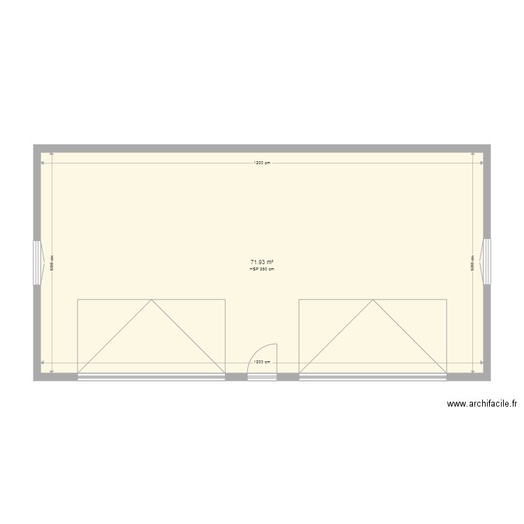 garage. Plan de 0 pièce et 0 m2