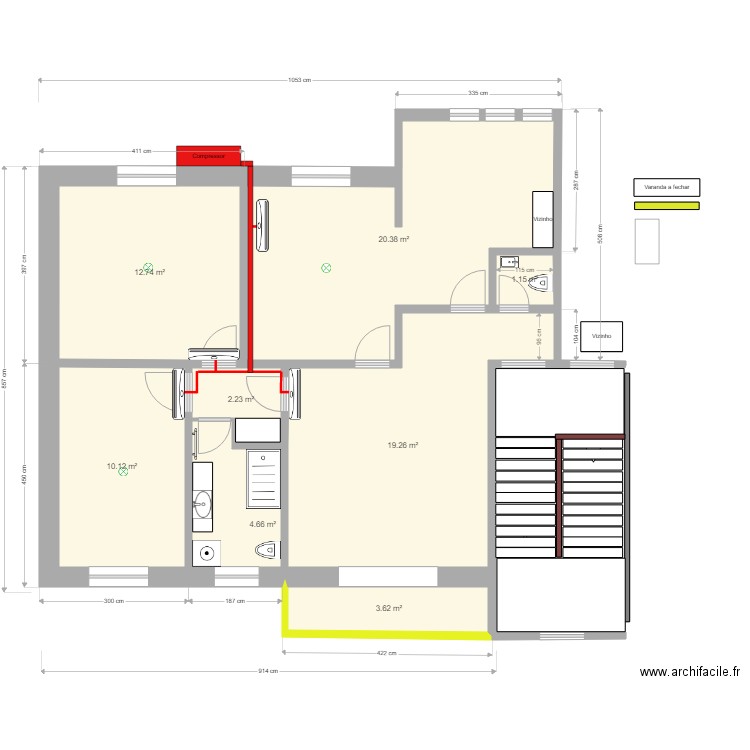 Cascais AVAC. Plan de 0 pièce et 0 m2