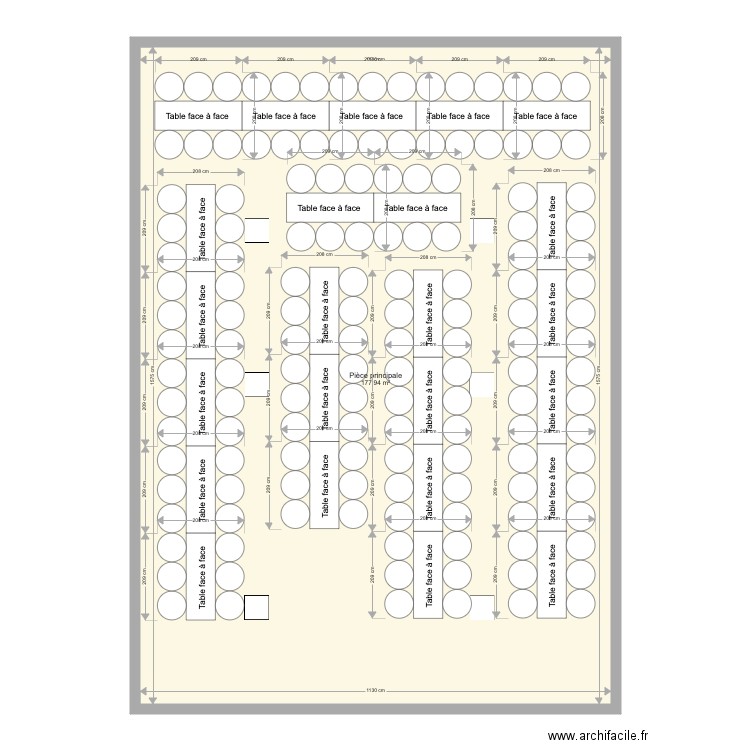 mariage. Plan de 0 pièce et 0 m2