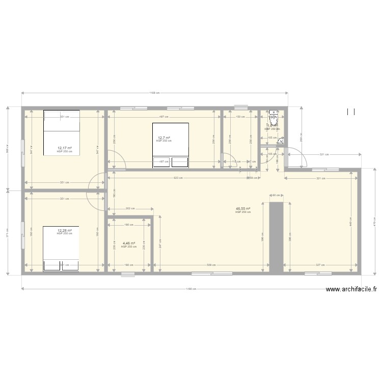 DOMINIQUE. Plan de 0 pièce et 0 m2