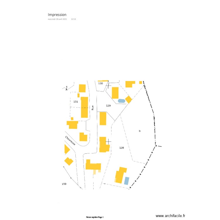 BERLAND PLAN DE MASSE . Plan de 0 pièce et 0 m2