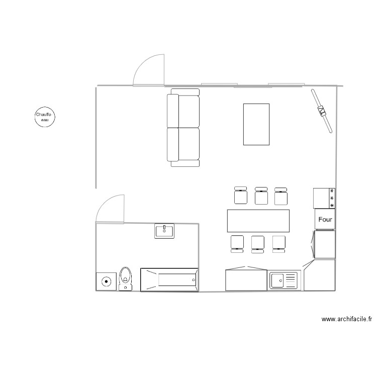 agrandissement. Plan de 0 pièce et 0 m2