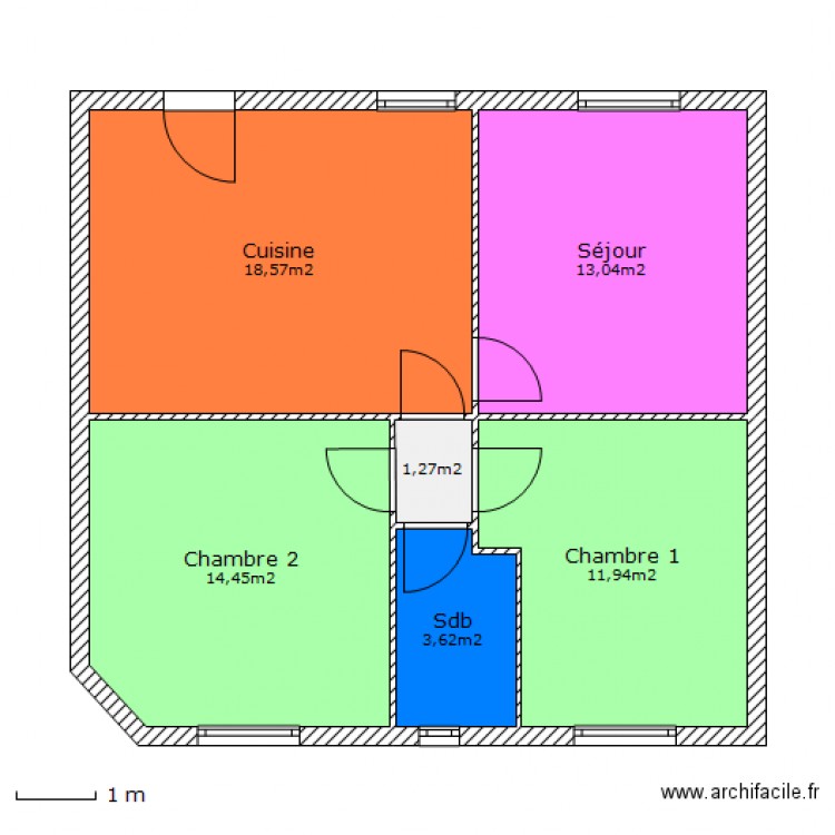 Maison. Plan de 0 pièce et 0 m2