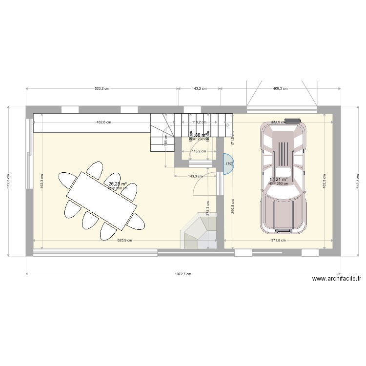 Pool house. Plan de 0 pièce et 0 m2