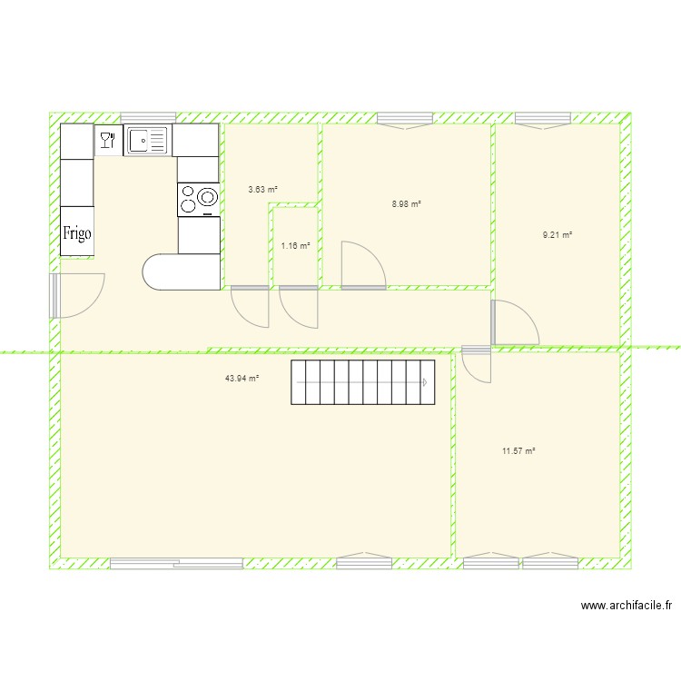 3bob. Plan de 0 pièce et 0 m2