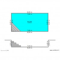 Plan de Masse piscine non couverte