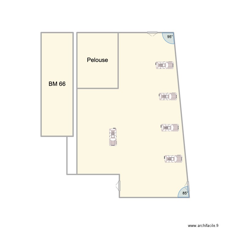 Parking 66 2. Plan de 0 pièce et 0 m2