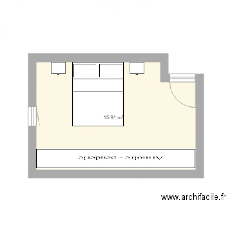 chambre parents. Plan de 0 pièce et 0 m2