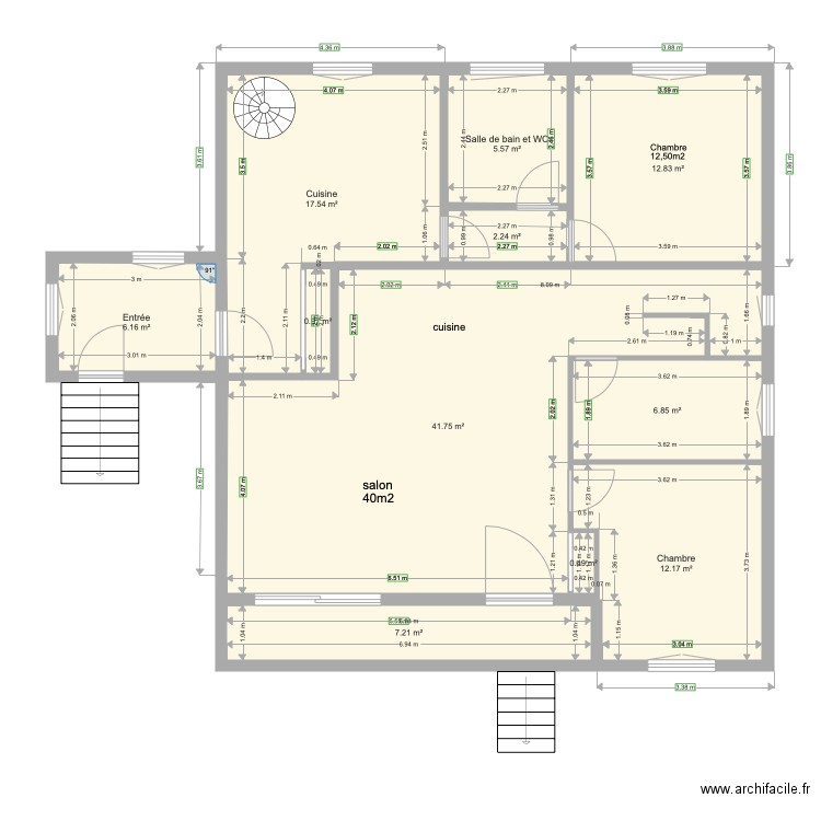 CONFLANS RDC COTE 2. Plan de 0 pièce et 0 m2