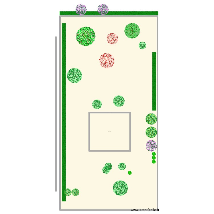 Angeduc. Plan de 2 pièces et 1351 m2