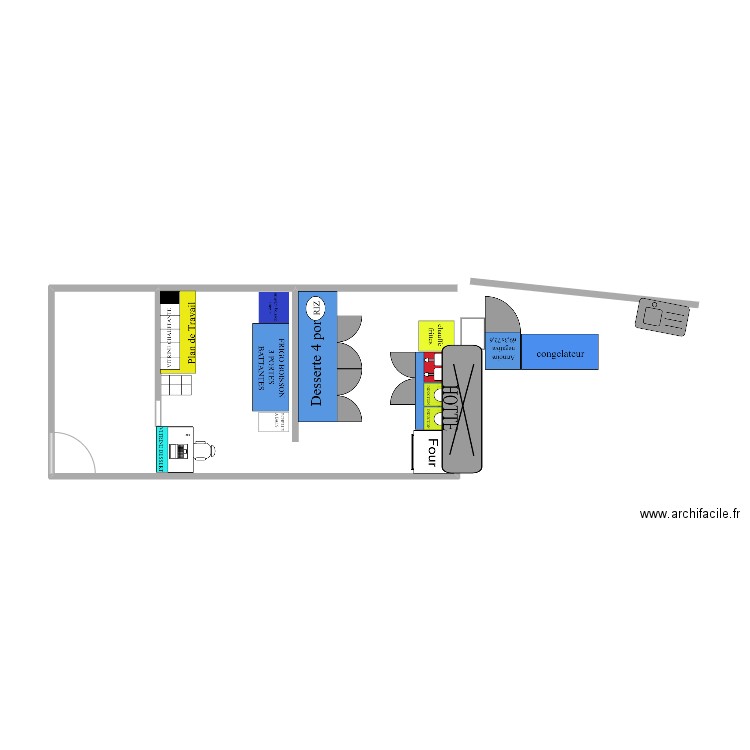 CHICK&FIRE. Plan de 0 pièce et 0 m2