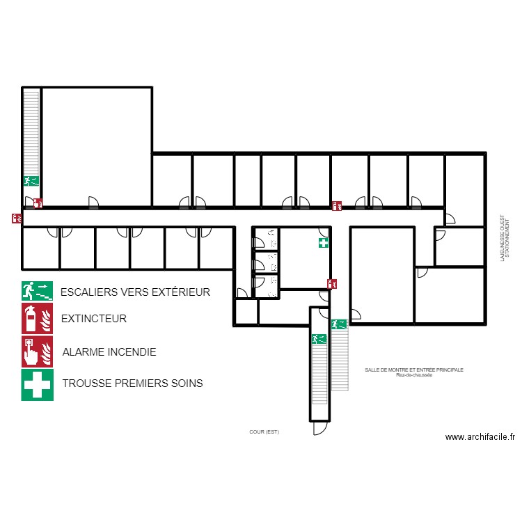 2e location GM St-Jerome. Plan de 26 pièces et 401 m2