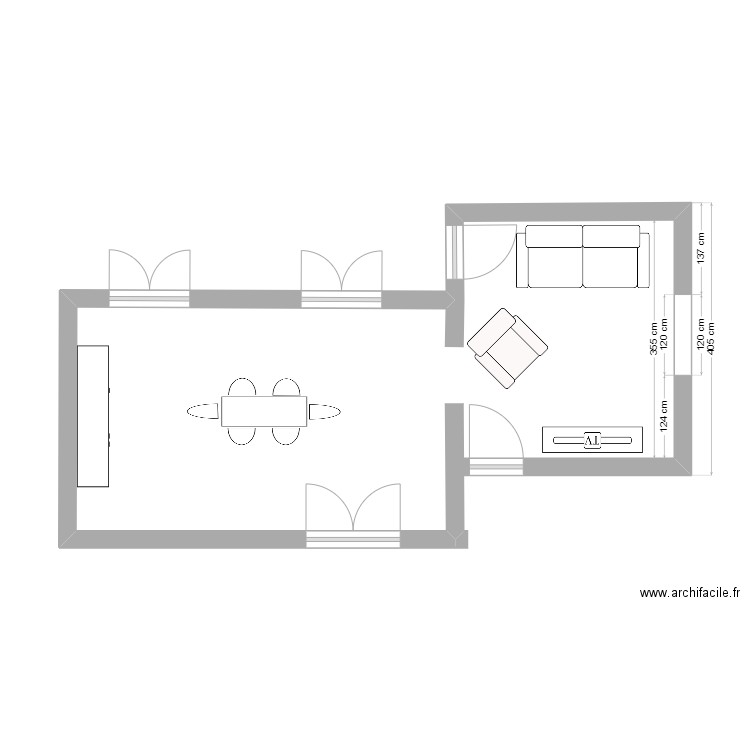 salon szjour. Plan de 0 pièce et 0 m2