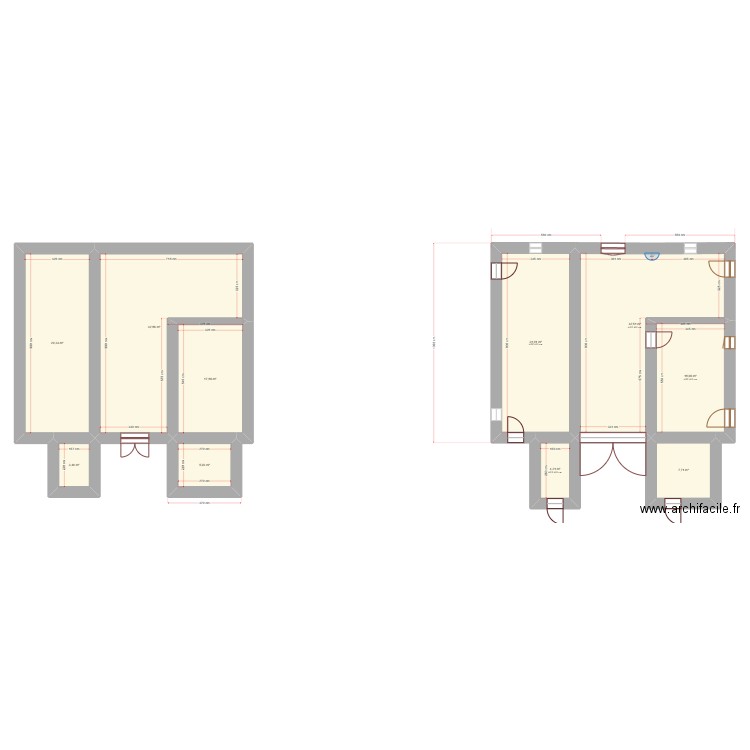 renard 6. Plan de 10 pièces et 204 m2