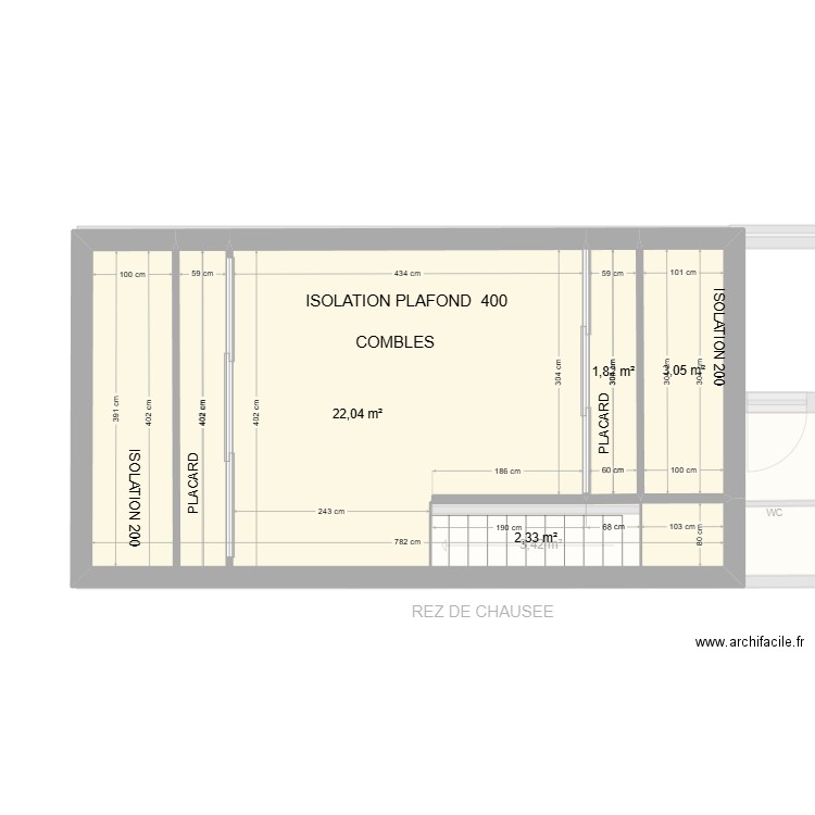 joudreville NOUVEAU ok. Plan de 13 pièces et 98 m2