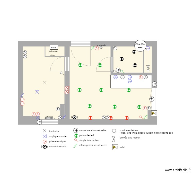 stefano a lachat elec news. Plan de 8 pièces et 22 m2