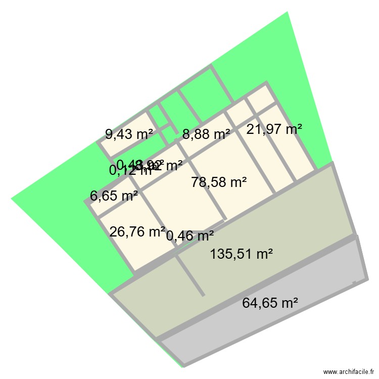 Maison 2. Plan de 12 pièces et 362 m2