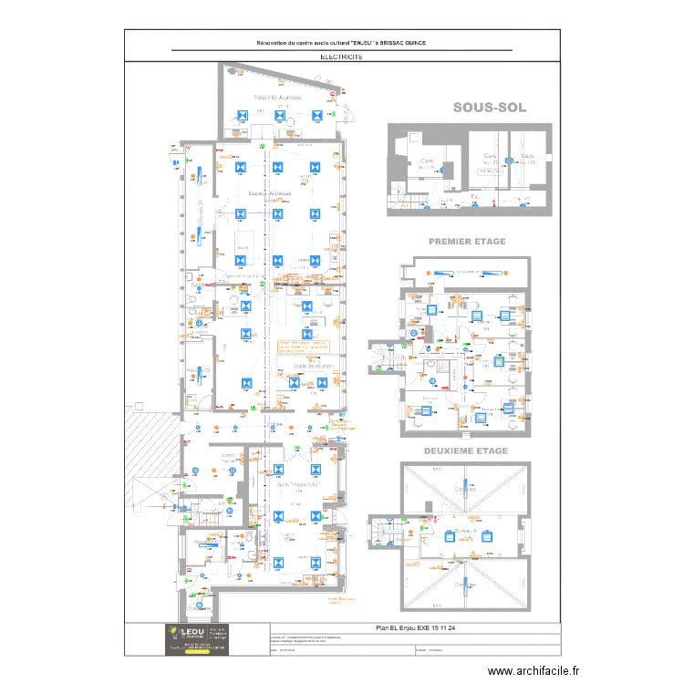 Plan EL Enjeu EXE 19 11 24. Plan de 0 pièce et 0 m2