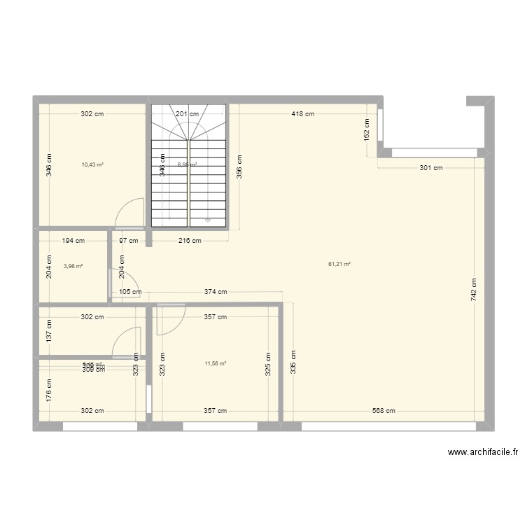 ketten2. Plan de 6 pièces et 104 m2