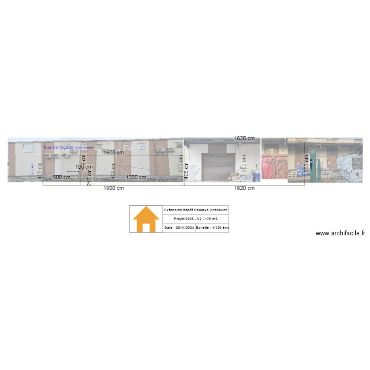 Dépôt_Façade_Photo. Plan de 0 pièce et 0 m2