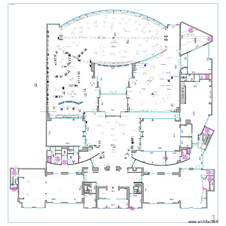  Version espace adultes. Plan de 0 pièce et 0 m2