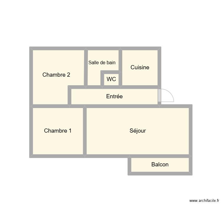 2410 GOUZIEN. Plan de 8 pièces et 15 m2