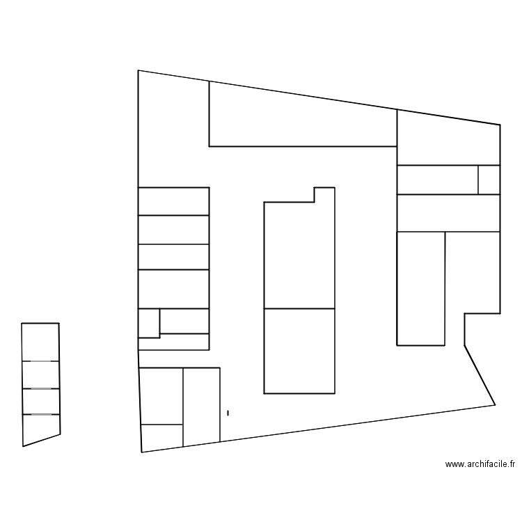 kultur fabrik. Plan de 14 pièces et 285 m2