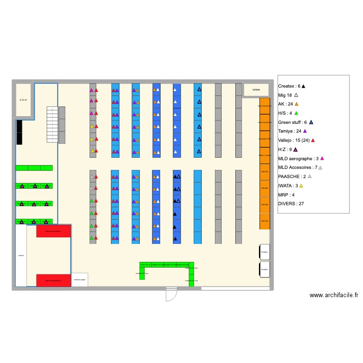 local 280m2 2. Plan de 4 pièces et 272 m2