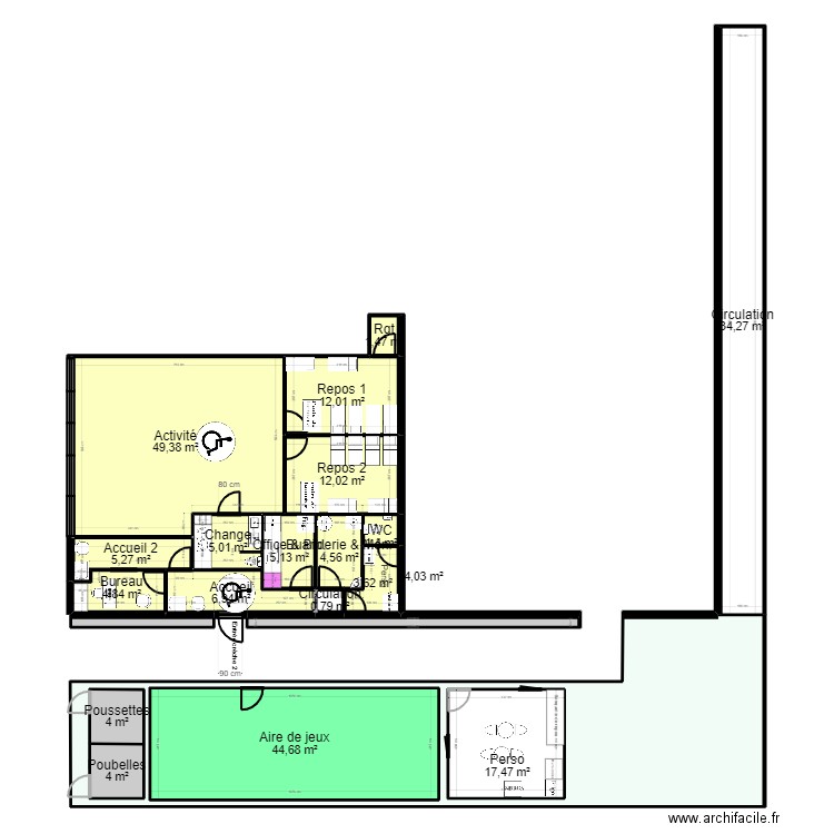 Lavoisier Mennecy 2 projet reprise_MAJ Jrd. Plan de 21 pièces et 356 m2