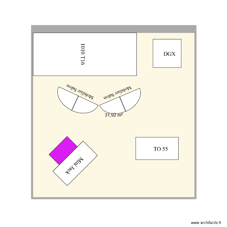 Stand vegetal 2024. Plan de 1 pièce et 32 m2