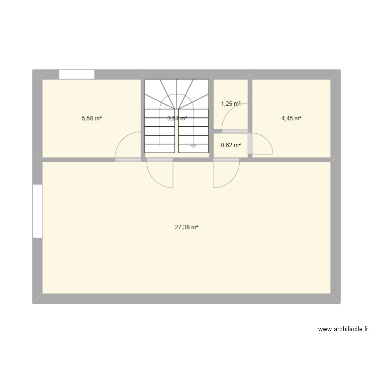 st mary . Plan de 6 pièces et 43 m2