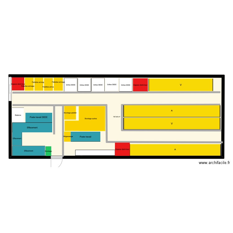 Plan IBB. Plan de 1 pièce et 167 m2