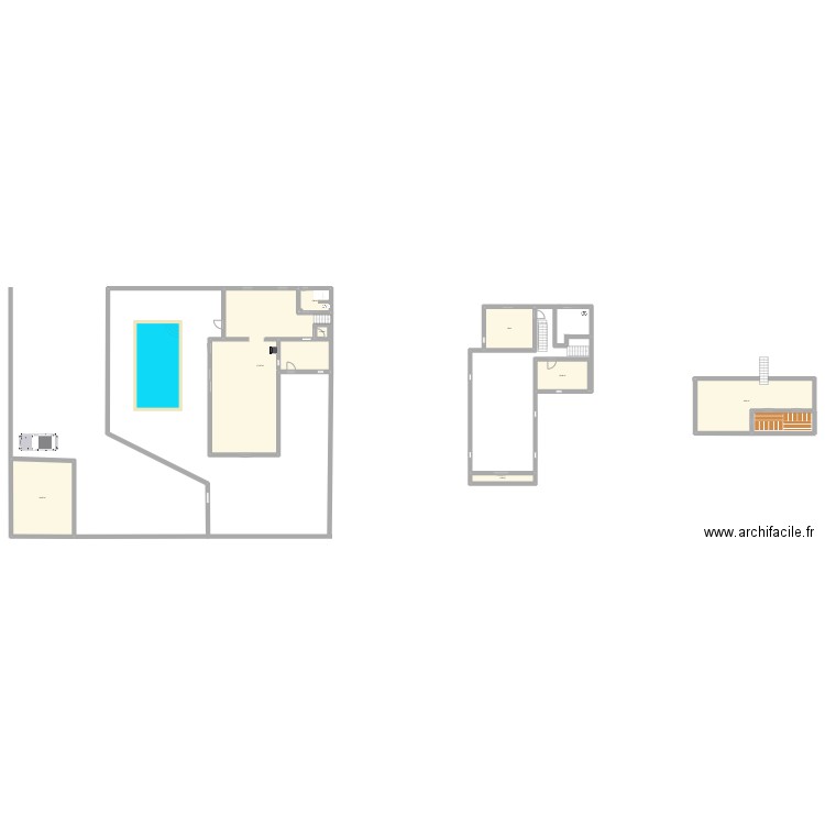 Projet rénovation 38. Plan de 8 pièces et 248 m2