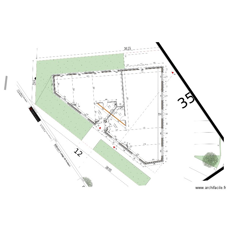 CABINET COMPLET VIERGE. Plan de 0 pièce et 0 m2