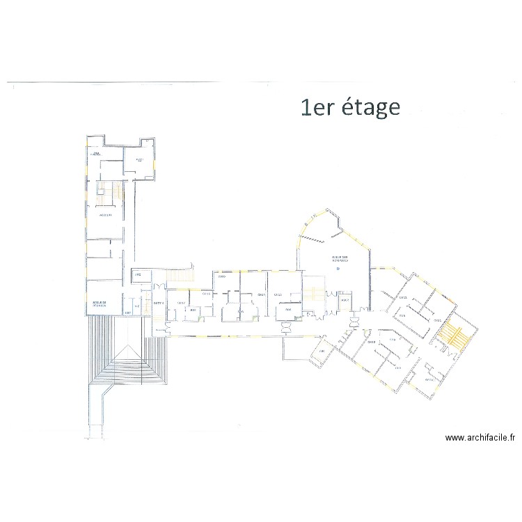 Plan 1er étage. Plan de 0 pièce et 0 m2