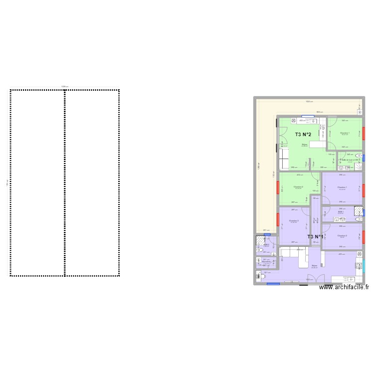 PROJET ST JOSEPH R-1 PROJET 4. Plan de 13 pièces et 170 m2