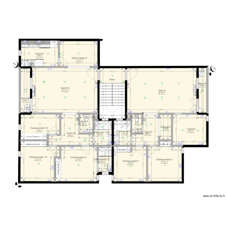 BATIMENTB. Plan de 0 pièce et 0 m2