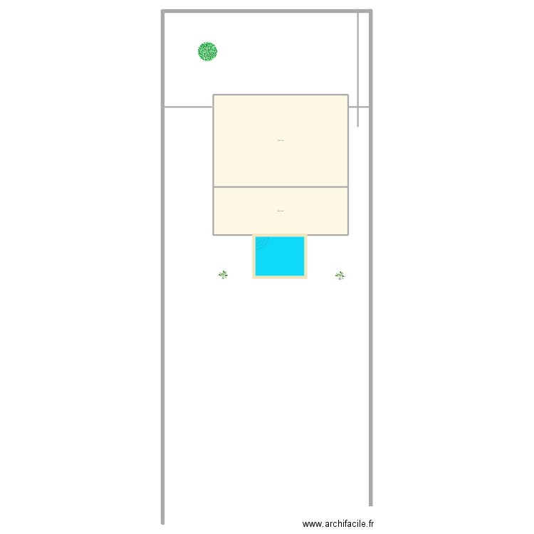 SANTENY. Plan de 2 pièces et 199 m2