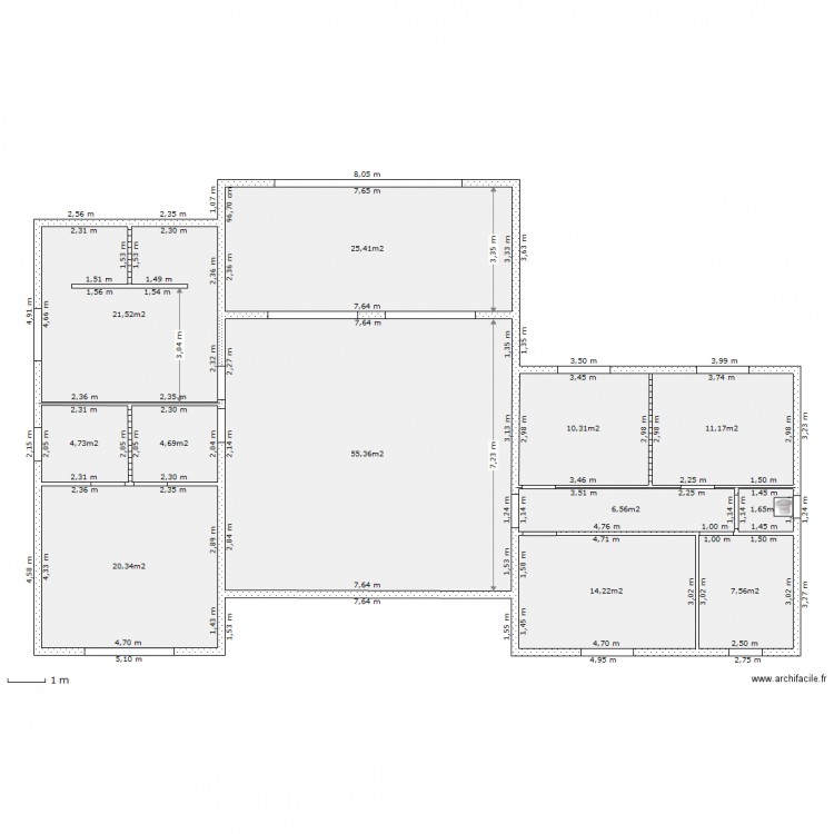 rez de chaussée. Plan de 0 pièce et 0 m2