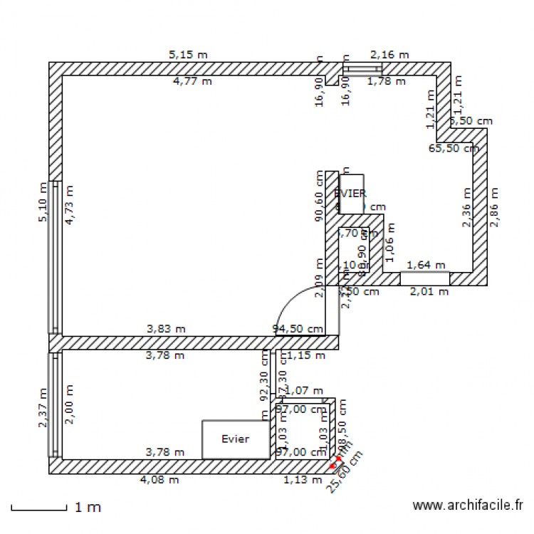 Bureau. Plan de 0 pièce et 0 m2