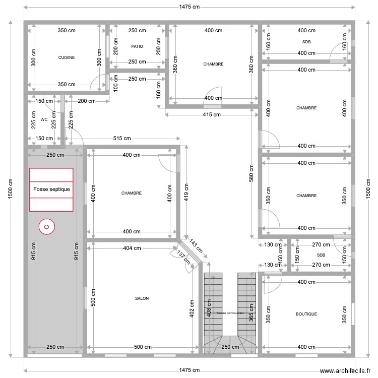 projet-tons. Plan de 0 pièce et 0 m2