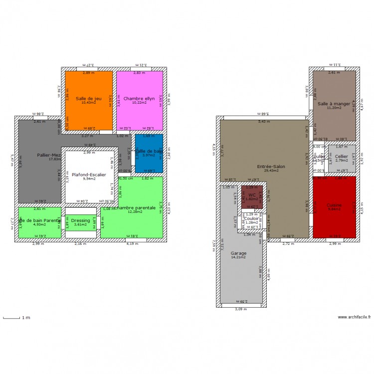 Maison Ecureuils. Plan de 0 pièce et 0 m2