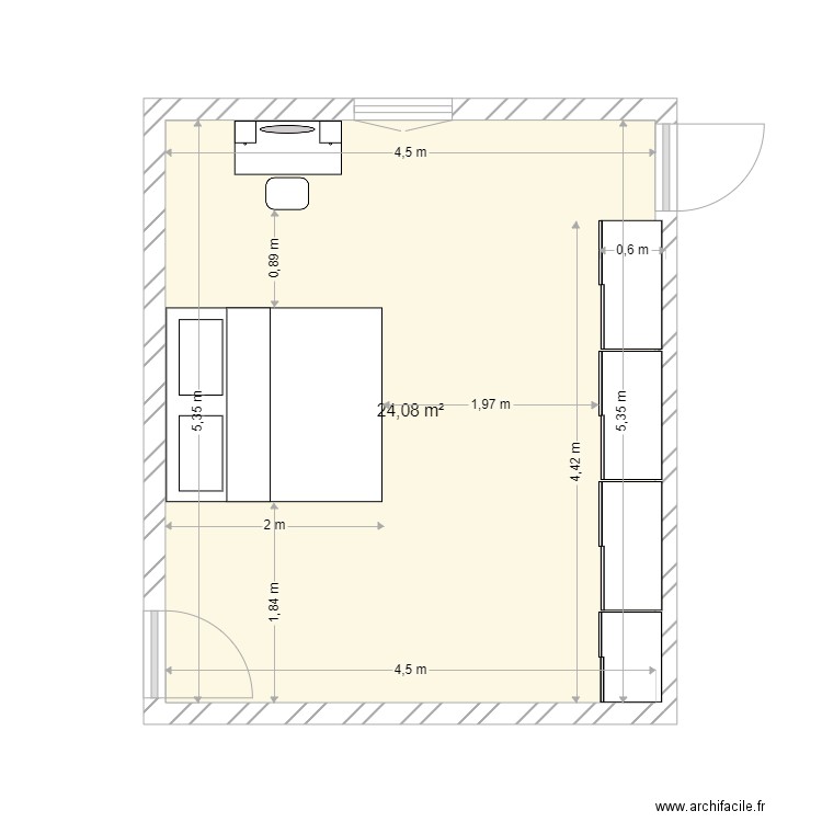 chambre lucie et francois 3. Plan de 0 pièce et 0 m2