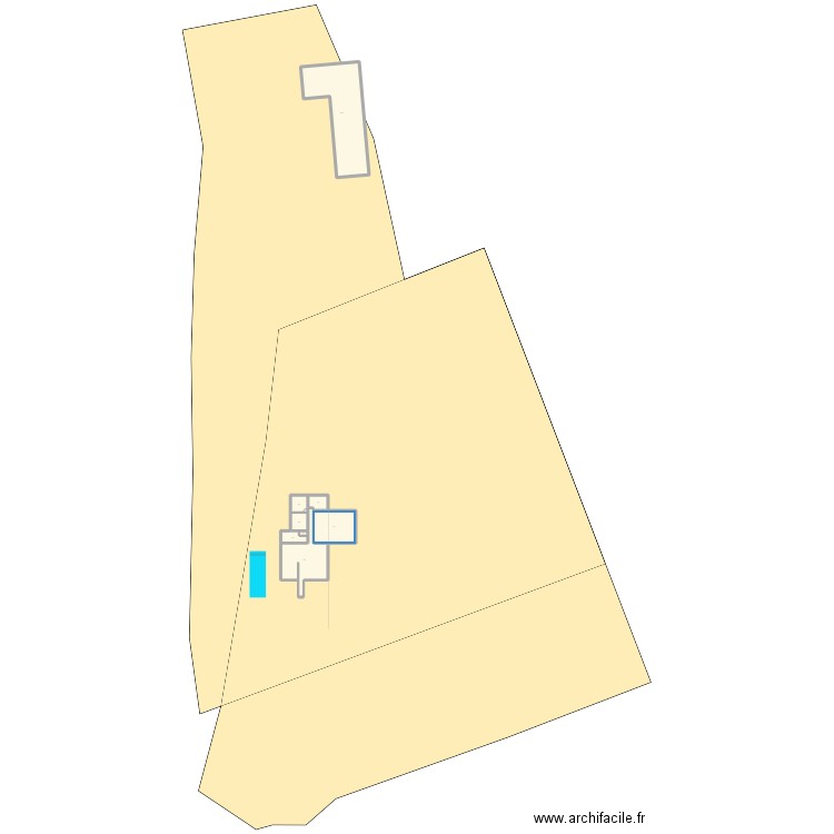 Maison 2. Plan de 8 pièces et 402 m2