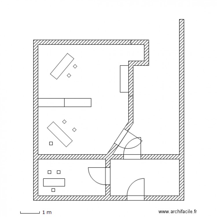 salle de reunion. Plan de 0 pièce et 0 m2