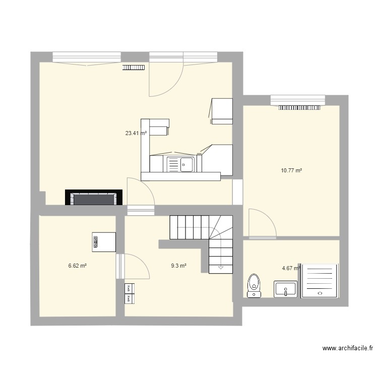 studio electricité. Plan de 0 pièce et 0 m2