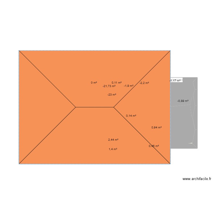 cuisine 1. Plan de 13 pièces et 8 m2