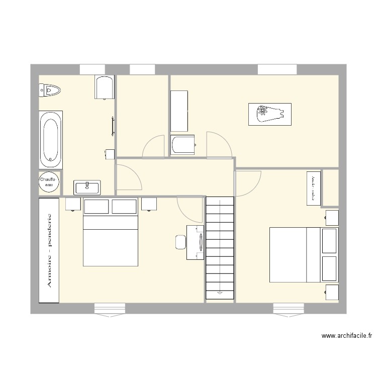 Maison haut. Plan de 0 pièce et 0 m2