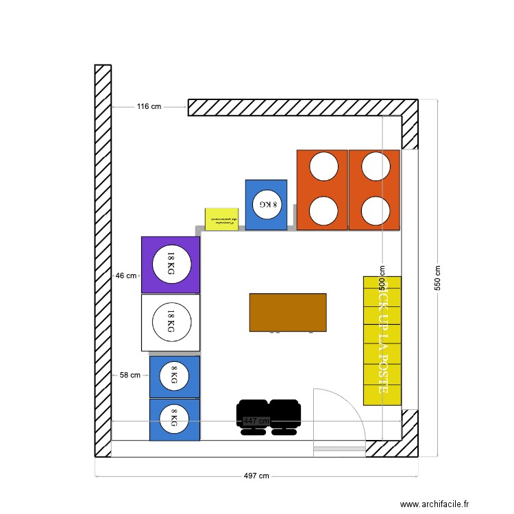 LAVERIE CARNOT. Plan de 0 pièce et 0 m2