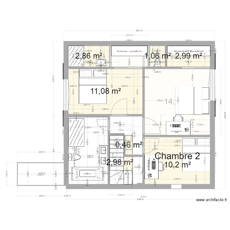 BUZENVAL. Plan de 0 pièce et 0 m2